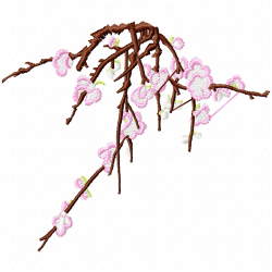 Flowers And Tree Embroidery Design 2 Flowers And Tree Embroidery Design 2